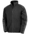 RS515 R515X Result Recycled Heavy Duty Micro Fleece Jacket Black colour image